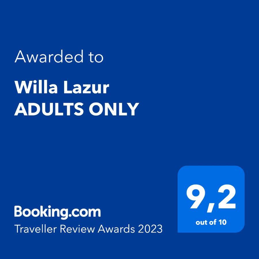 Willa Lazur Adults Only ミエンジズドロイェ エクステリア 写真